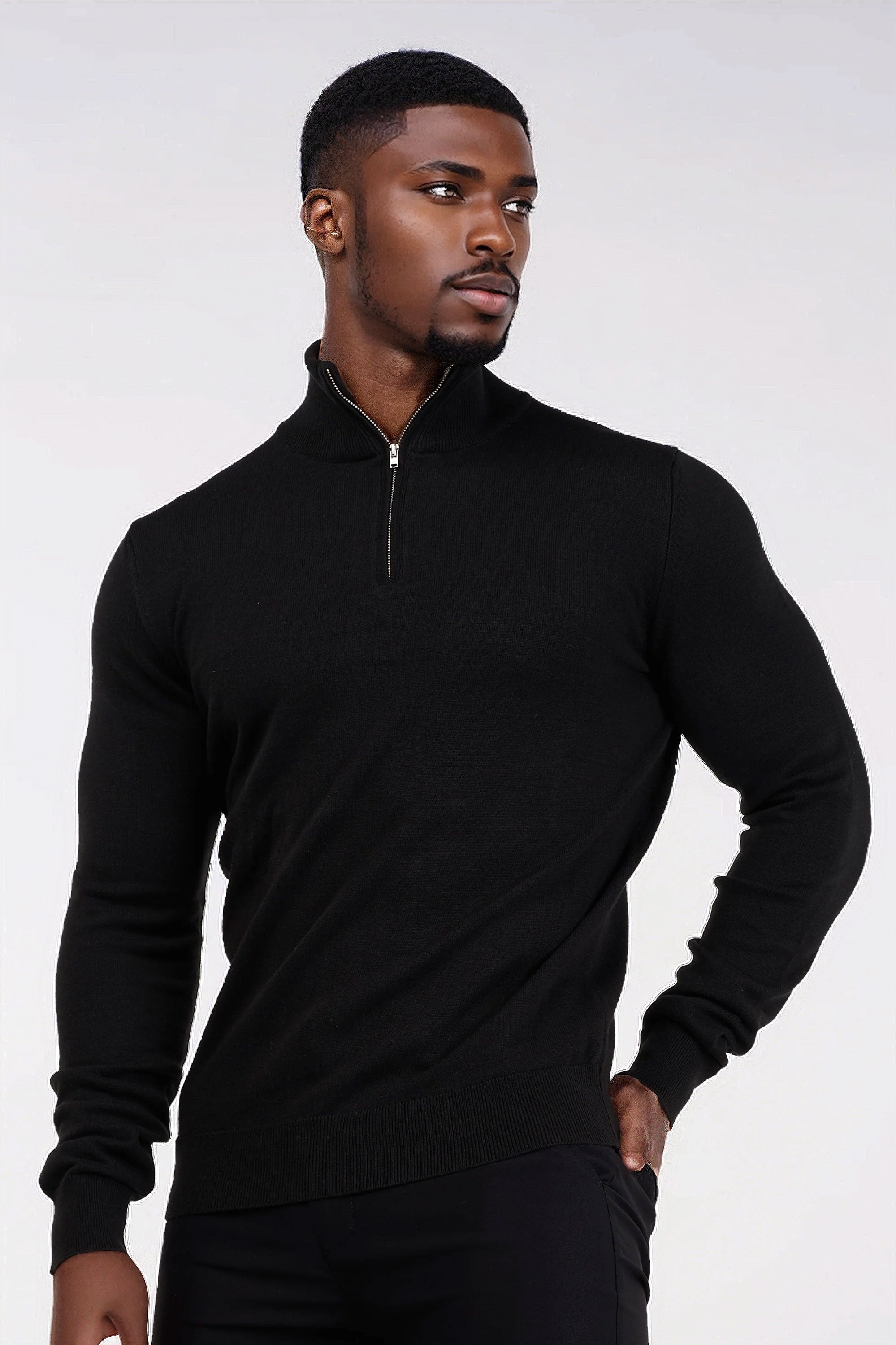 THE MONTERINI - HALF ZIP SWEATER