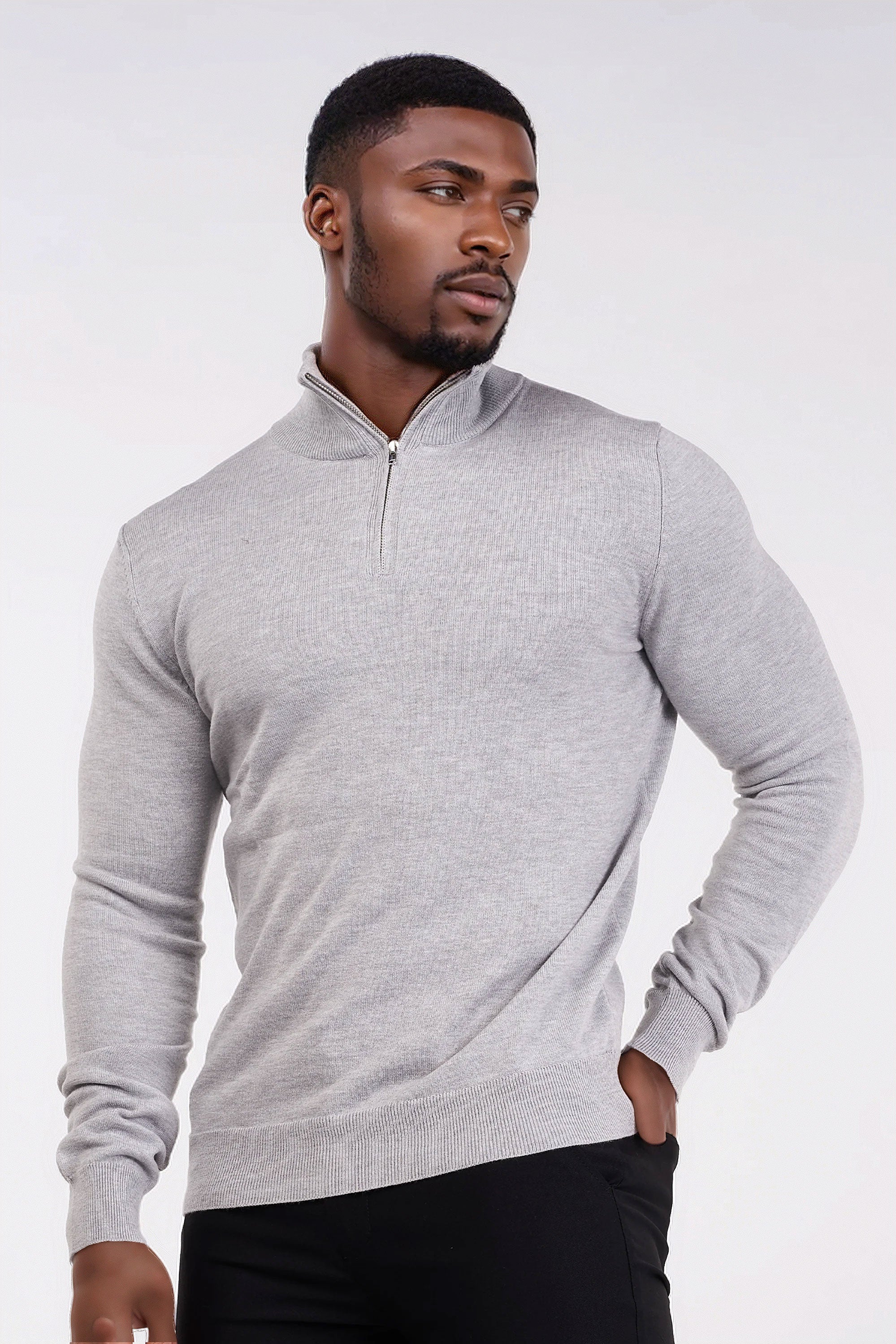 THE MONTERINI - HALF ZIP SWEATER